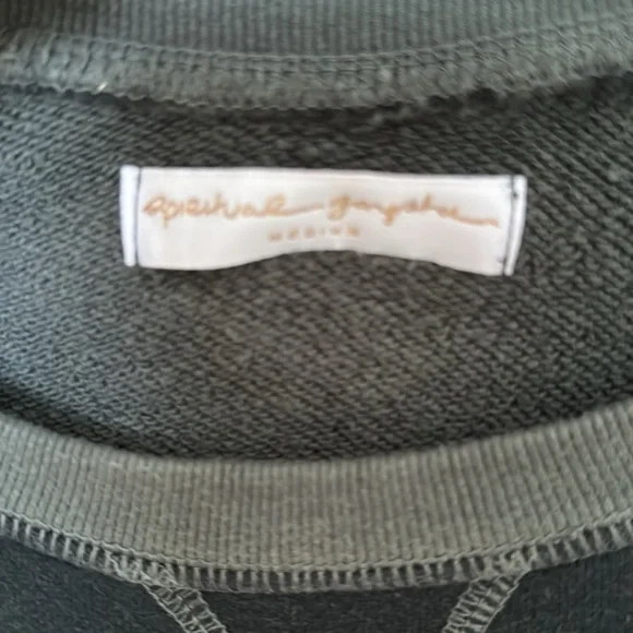 Spiritual Gangster Black Crewneck Sweatshirt with White Lettering - Picture 3 of 3